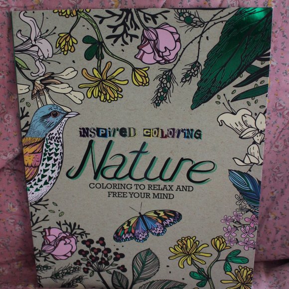 PARAGON Other - Inspired Nature Adult Coloring Book New 2015